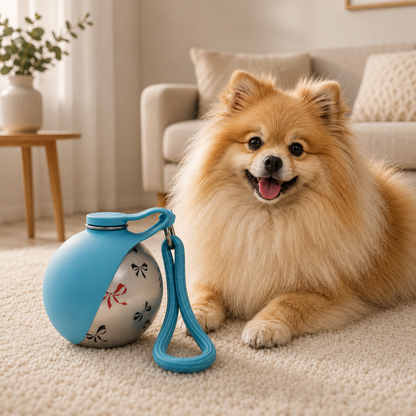 Gourde Portable 2-en-1 pour Chien