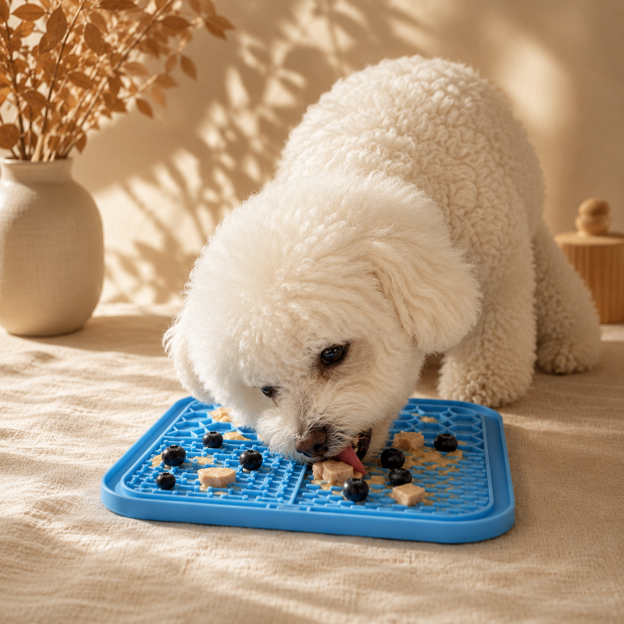 Tapis Lick Mat - Anti-Anxiété & Alimentation Lente pour Chien