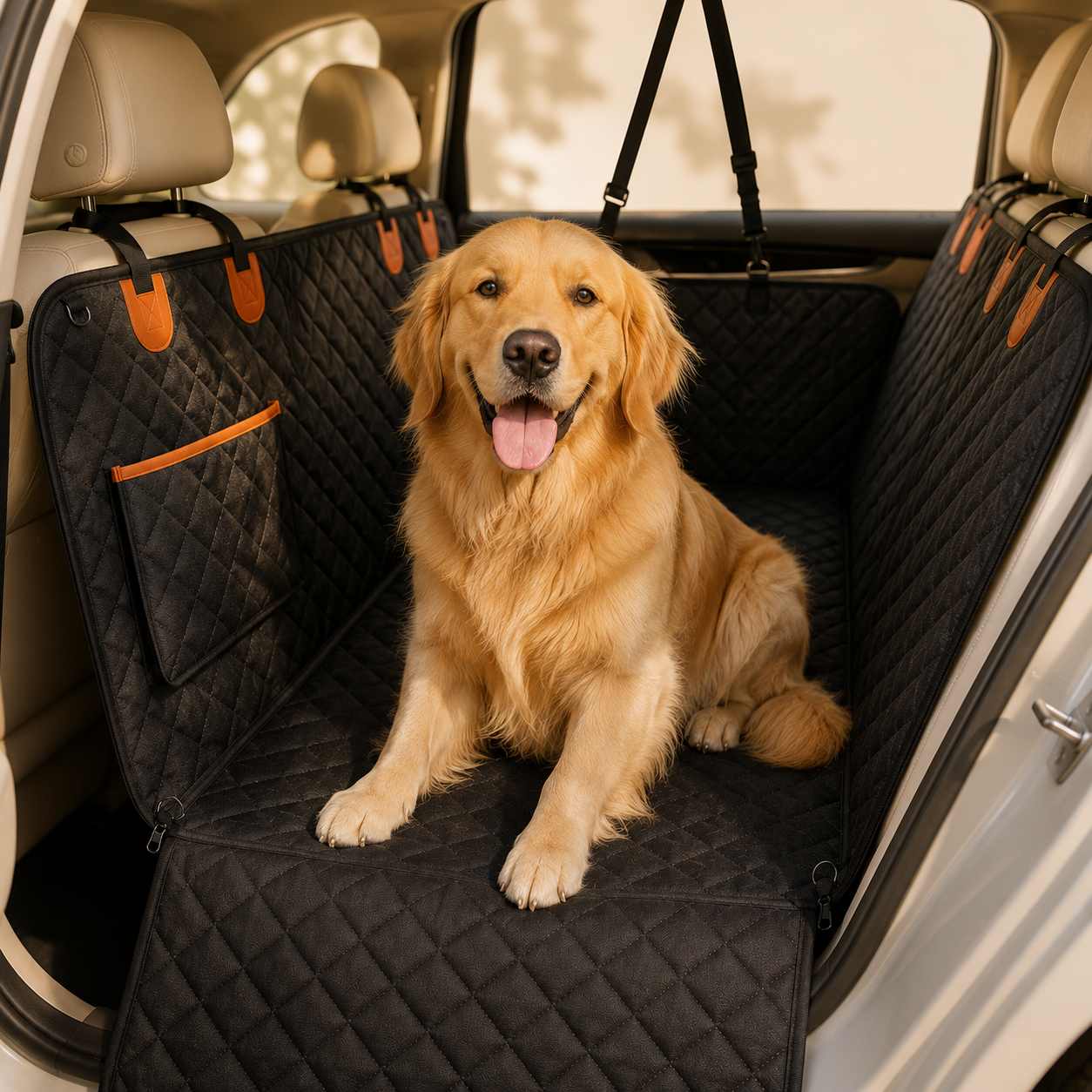 Housse de Siège Voiture pour Chien — Protection & Confort